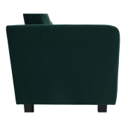 Celočalúnená pohovka, smaragdová látka, LUANA