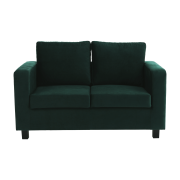 Celočalúnená pohovka, smaragdová látka, LUANA