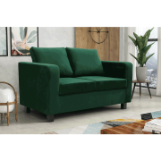 Celočalúnená pohovka, smaragdová látka, LUANA