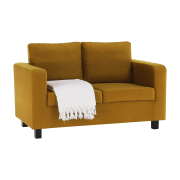 Celočalúnená pohovka, horčicová látka, LUANA