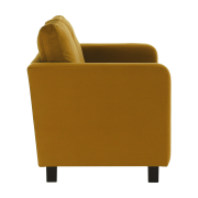 Celočalúnená pohovka, horčicová látka, LUANA