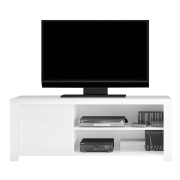 TV stolík 1D/160, biely lesk, LINDY