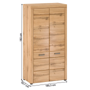 Skriňa, vešiaková, dub apalačský, PUSAN F