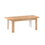 Rozkladací jedálenský stôl, dub apalačský, 160-200x90 cm, PUSAN S