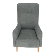 Kreslo ušiak, mentol/buk, SAMY