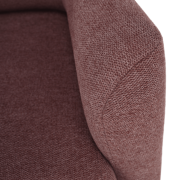 Kreslo ušiak, staroružová/buk, SAMY