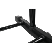 Pojazdný vešiak, nerezový kov/čierny plast, DOLFO NEW