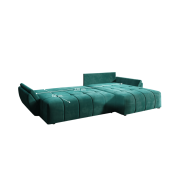 Univerzálna sedacia súprava, smaragdová, BELD ROH