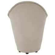 Kreslo s úložným priestorom, béžová/hnedá, PERSI