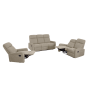 Sedacia zostava 3+2+1, látka sivohnedá Taupe, FASAN
