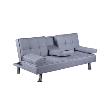 Rozkladacia pohovka, sivá, GOLDIA NEW