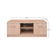 RTV Stolík 2D, dub sonoma, TOPTY TYP 35