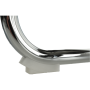 Zasadacia stolička, čierna/strieborná, ESIN