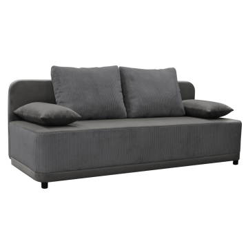 Rozkladacia pohovka, sivá, SENTY