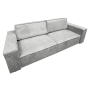 Rozkladacia pohovka, svetlosivá, HARPERA BIG SOFA