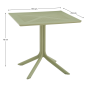 Záhradný stôl, zelená, DENTON NEW