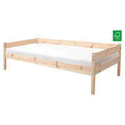 Posteľ s roštom, 140x200, smrek, BENY
