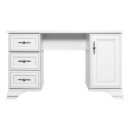 Toaletný stolík, alpská biela, KENTAK TOL