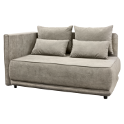 Rozkladacia pohovka, béžovosivá Taupe, ľavá, LIAMI