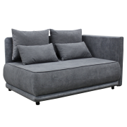 Rozkladacia pohovka, sivá, pravá, LIAMI