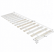 Rolovaný rošt, 90x200 cm,  PLAZA