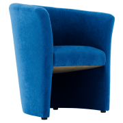 Klubové kreslo, modrá, CUBA