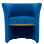 Klubové kreslo, modrá, CUBA