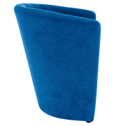 Klubové kreslo, modrá, CUBA