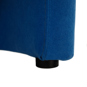 Klubové kreslo, modrá, CUBA