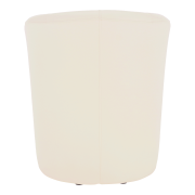 Klubové kreslo, ekokoža béžová, CUBA