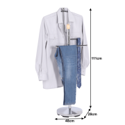 Vešiak, nemý sluha, chróm/buk, IVAN