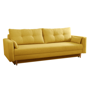 Rozkladacia pohovka, žltá, BONYK