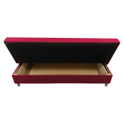 Rozkladacia pohovka, červená, ALADA