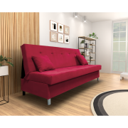 Rozkladacia pohovka, červená, ALADA