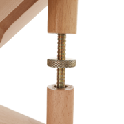 Ergonomická kľakačka, sivohnedá Taupe/buk, FLONET