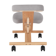 Ergonomická kľakačka, sivohnedá Taupe/buk, FLONET