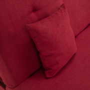 Rozkladacia pohovka, červená, ALADA