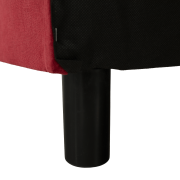 Rozkladacia pohovka, červená, ALADA