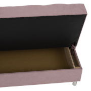 Rozkladacia pohovka, ružová, ALADA