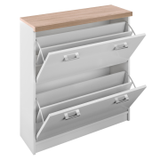 Botník 2K, biela/dub sonoma, TOPTY TYP 11