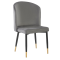 Jedálenská stolička, sivá Velvet látka/čierna, UDAJA