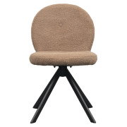 Jedálenská stolička, svetlohnedá/čierna, RODIA