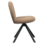 Jedálenská stolička, svetlohnedá/čierna, RODIA