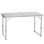 Skladací kempingový stôl, 120 cm, hliník/MDF, KEPI TYP 1