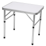 Skladací kempingový stôl, 60 cm, hliník/MDF, KEPI TYP 2