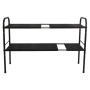Nastaviteľný regál, čierna, SOMER
