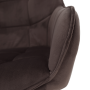 Dizajnové kreslo, sivohnedá Velvet/čierna, PETIN