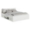 Posteľ, 160x200, biela, MICHIGAN NEW