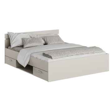 Posteľ, 160x200, cashmere, MICHIGAN NEW