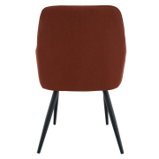 Dizajnové kreslo, hnedá/čierna, OSKOR